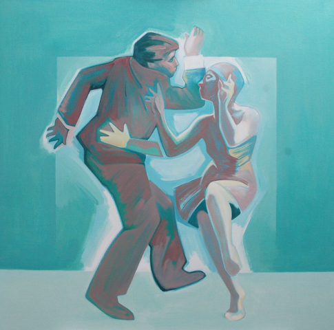 Dancing Couple - 2014   100x100